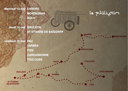 Le Philistin sur la route des Pyrénées atlantiques en passant par le Pays Basque 